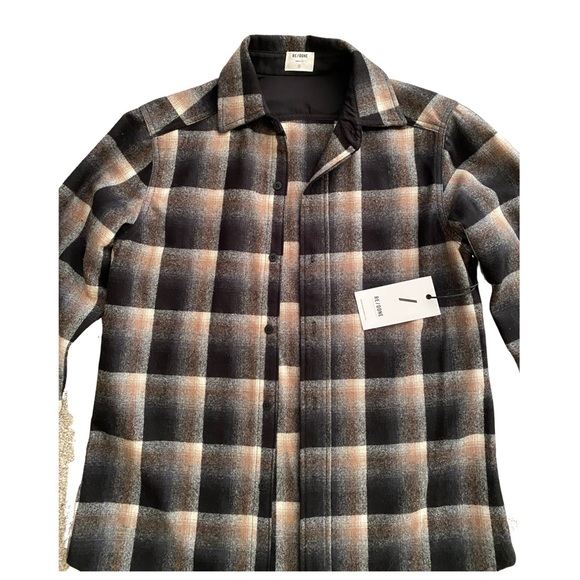 RE/DONE wool button up flannel shirt / size S / NWT - Picture 2 of 3